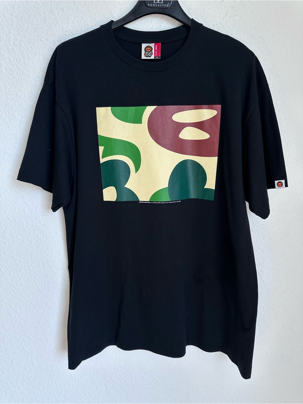 Bathing ape Baby Milo 1993/2006 Hip Hop Camo T Shirt Tee Mens XL NWOT